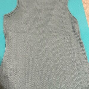 Elegant Green Sleeveless Top